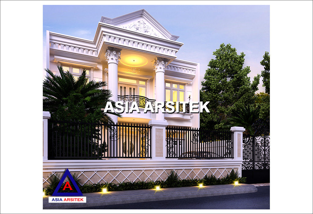 Jasa Arsitek Desain Rumah Mewah Classic Klasik Di Indonesia 008