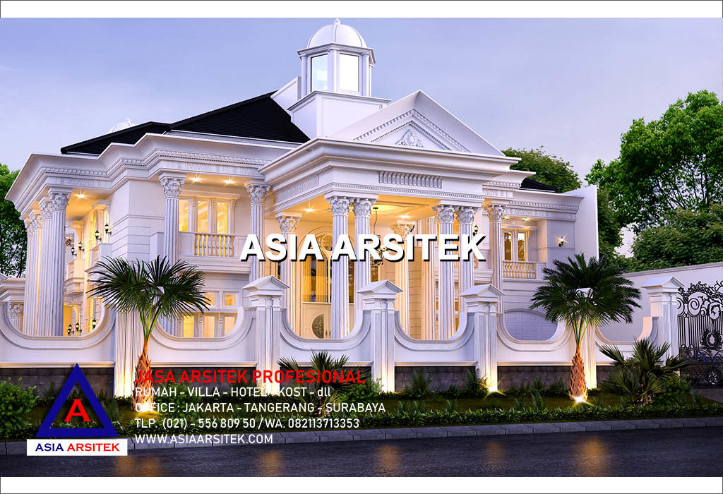 Jasa Desain Gambar Rumah Mewah Classic Klasik Hook Modern Di Jakarta