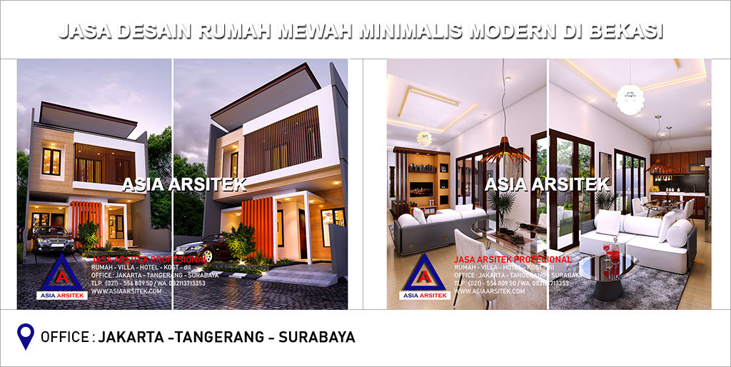 Jasa Konsultan Arsitek Desain Rumah Mewah Minimalis Modern Di Bekasi