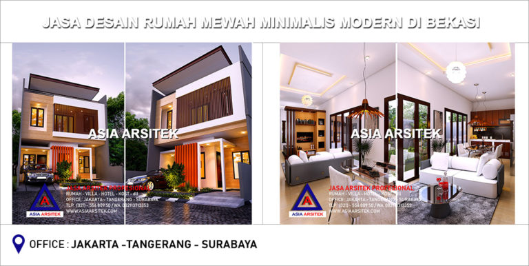 Jasa Konsultan Arsitek Desain Rumah Mewah Minimalis Modern Di Bekasi