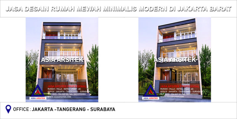 Jasa Arsitek Desain Rumah Mewah Minimalis Modern Di Jakarta Barat