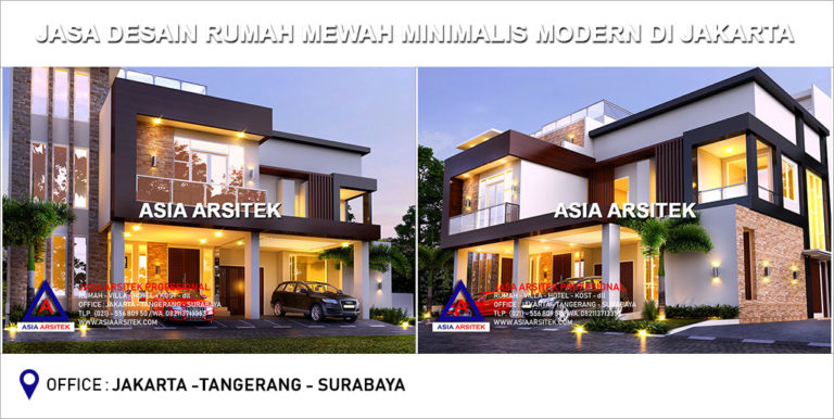 Jasa Arsitek Desain Gambar Rumah Mewah Minimalis Modern Di Jakarta