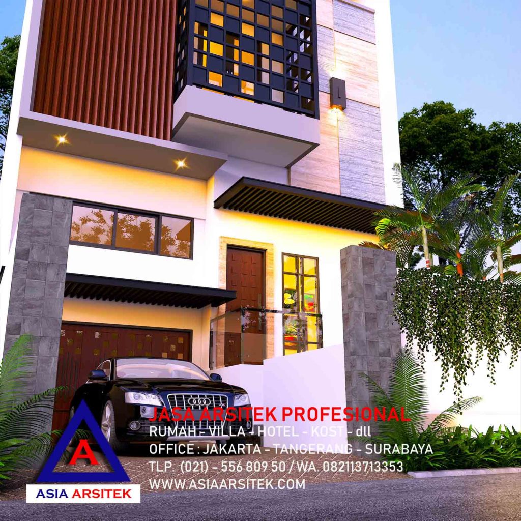 Jasa Arsitek Desain Gambar Rumah Mewah Minimalis Modern Di Jakarta Timur 7