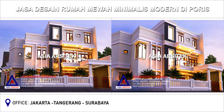 Jasa Arsitek Desain Rumah Mewah Minimalis Modern Di Poris Tangerang