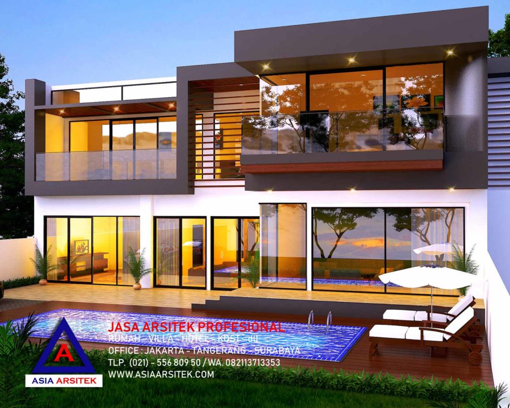 Jasa Arsitek Desain Gambar Rumah Mewah Minimalis Modern Di Semarang 6