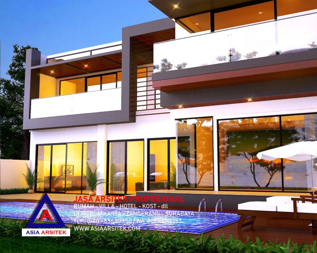 Jasa Arsitek Desain Gambar Rumah Mewah Minimalis Modern Di Semarang 6