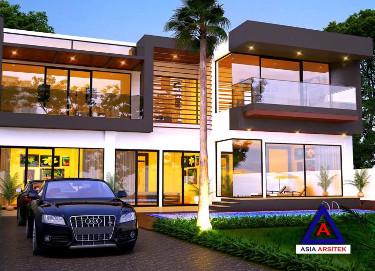 Jasa Arsitek Desain Gambar Rumah Mewah Minimalis Modern Di Semarang 6