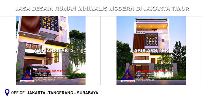 Jasa Desain Rumah Mewah Minimalis Modern Di Jakarta Timur
