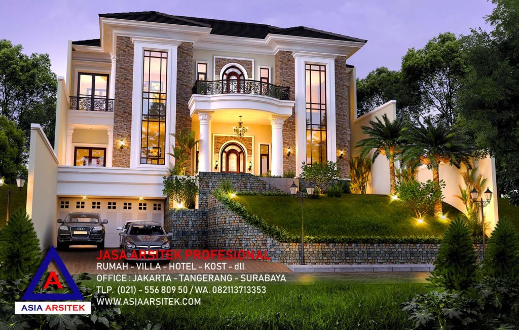 Jasa Arsitek Desain Gambar Rumah Mewah Tropis Di Jakarta 13