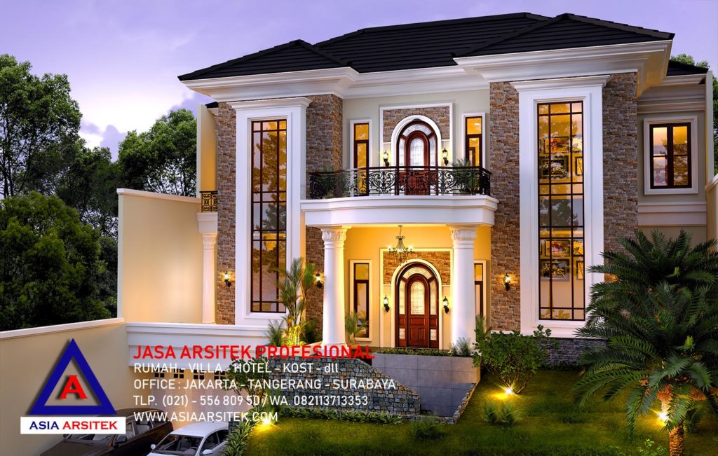 Jasa Arsitek Desain Gambar Rumah Mewah Tropis Di Jakarta 13