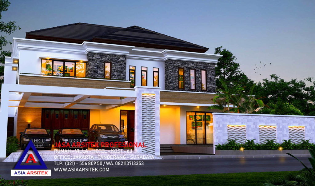 Jasa Arsitek Desain Gambar Rumah Mewah Tropis Di Jakarta 14