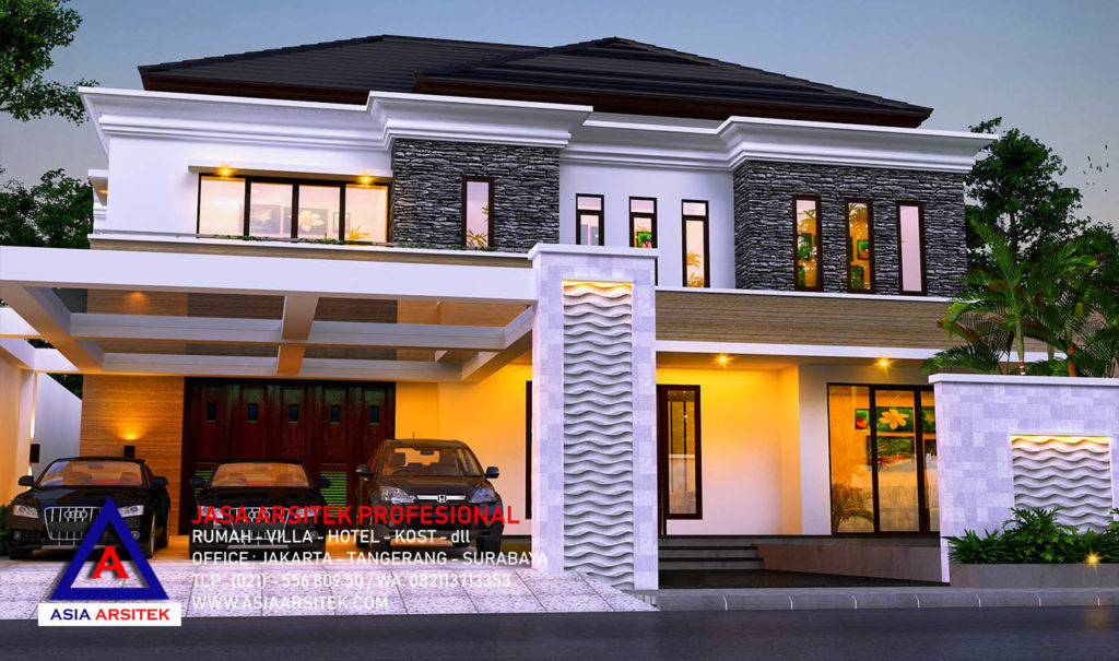 Jasa Arsitek Desain Gambar Rumah Mewah Tropis Di Jakarta 14