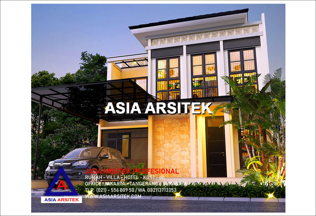 Jasa Arsitek Desain Rumah Mewah Tropis Modern Di Tangerang