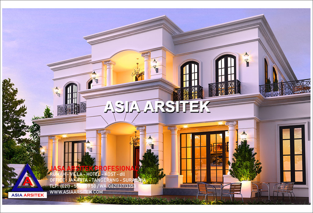 Jasa Arsitek Desain Gambar Rumah Mewah Tropis Modern Di Tangerang Banten