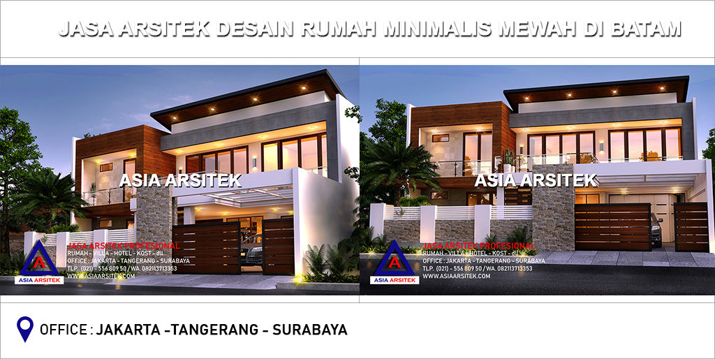 Jasa Arsitek Desain Gambar Rumah Minimalis Mewah Di Batam