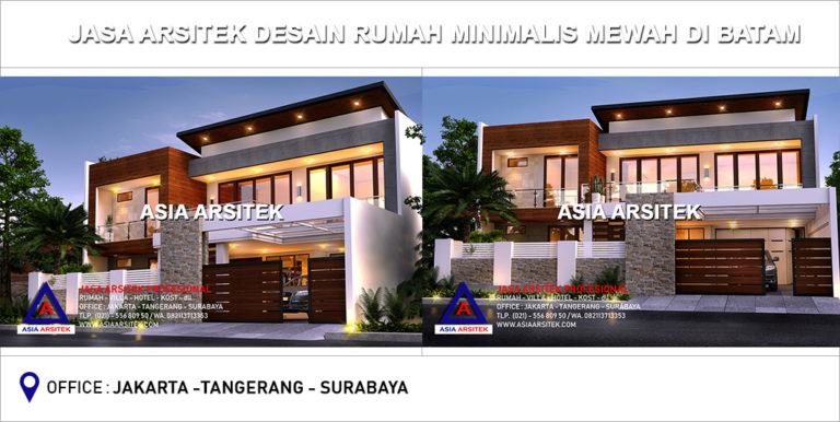 Jasa Arsitek Desain Gambar Rumah Minimalis Mewah Di Batam
