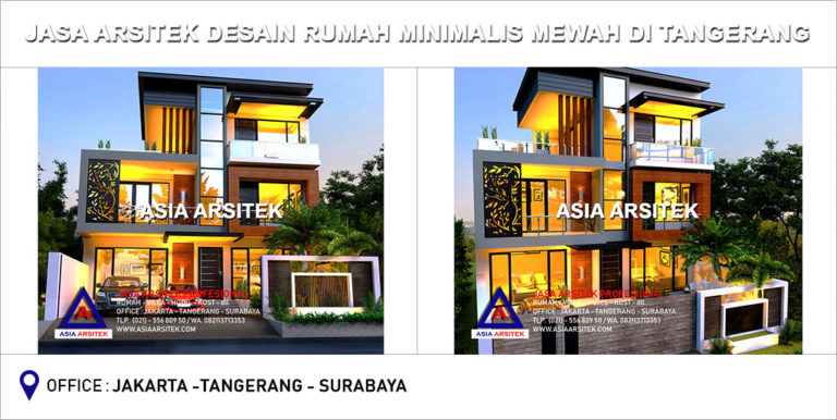 Jasa Arsitek Desain Gambar Rumah Minimalis Mewah Di Tangerang