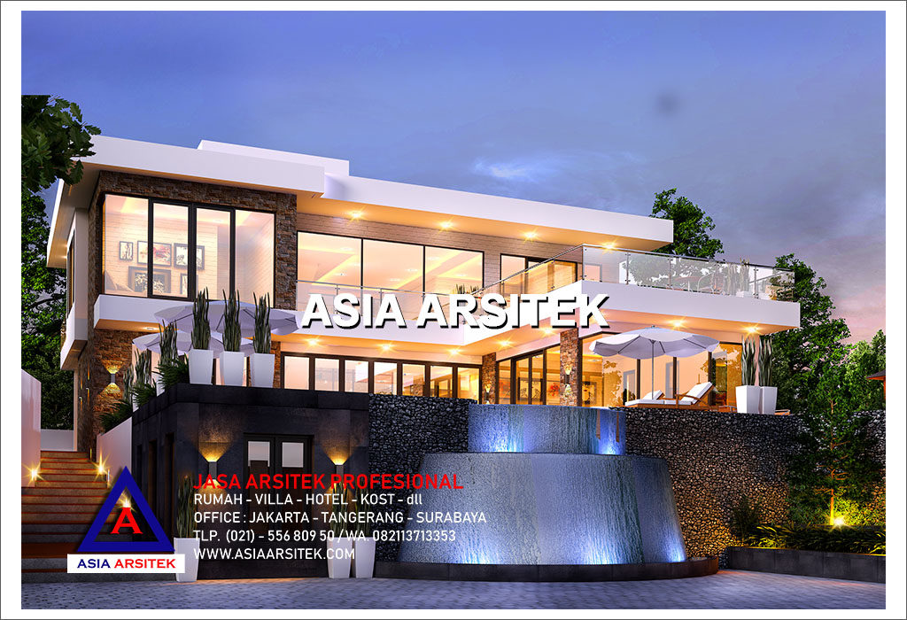 Jasa Arsitek Desain Gambar Villa Mewah Di Sentul Bogor