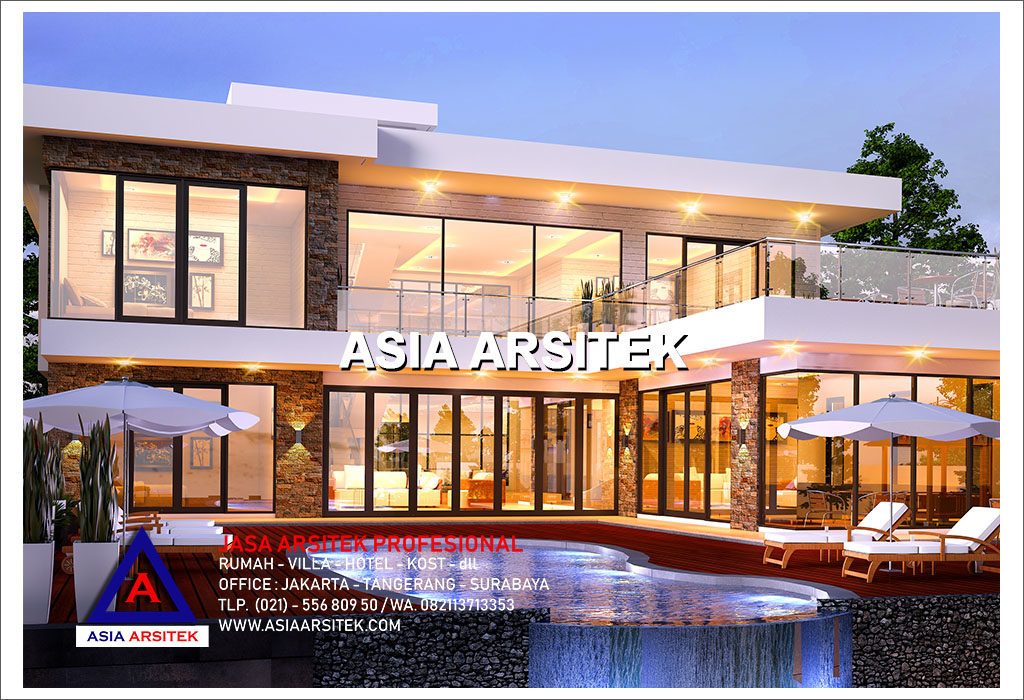 Jasa Arsitek Desain Gambar Villa Mewah Di Sentul Bogor