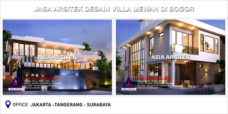 Jasa Arsitek Desain Gambar Villa Mewah Di Sentul Bogor