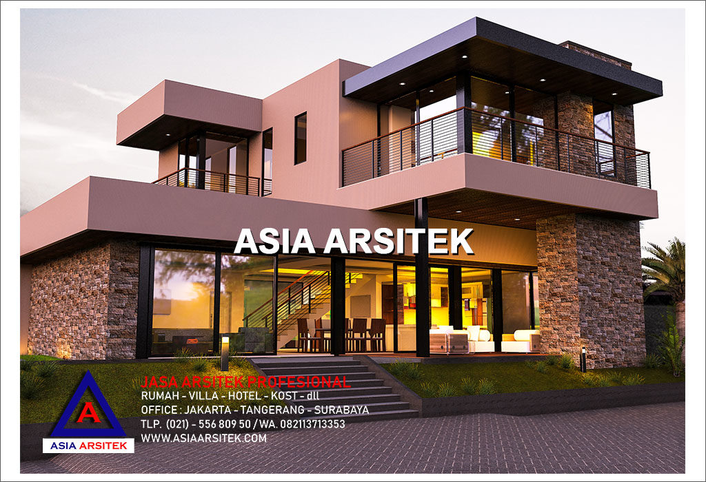 Jasa Arsitek Desain Gambar Villa Mewah Di Indonesia 01