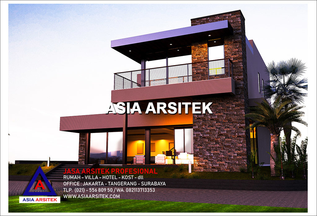 Jasa Arsitek Desain Gambar Villa Mewah Di Indonesia 01
