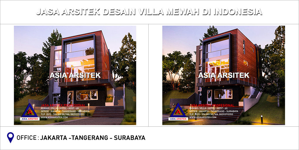 Jasa Arsitek Desain Villa Mewah Minimalis Modern Di Indonesia 04