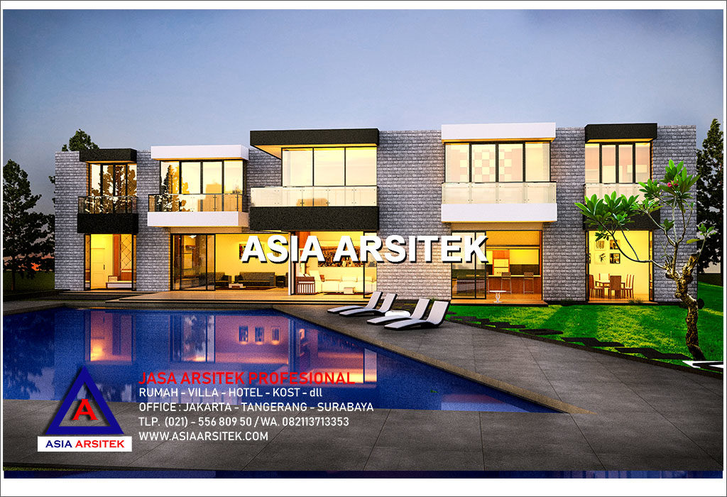 Jasa Arsitek Desain Gambar Villa Mewah Di Indonesia 05