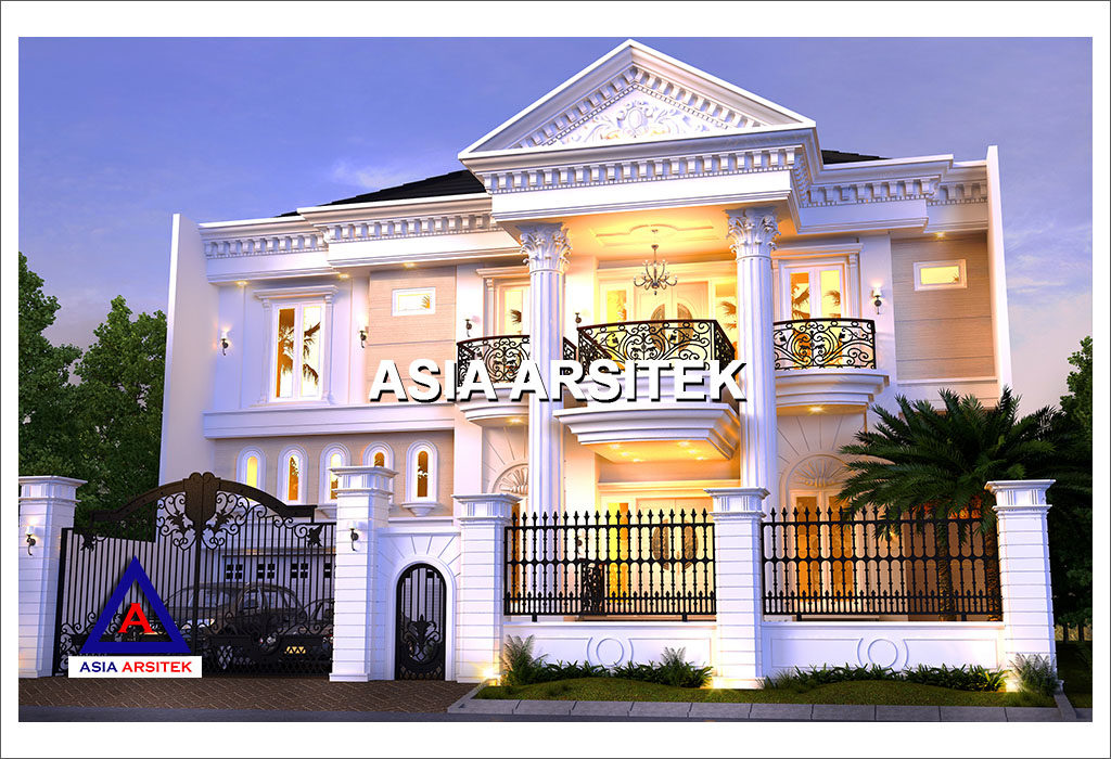 Jasa Arsitek Desain Rumah Mewah Classic Klasik Di Indonesia 011