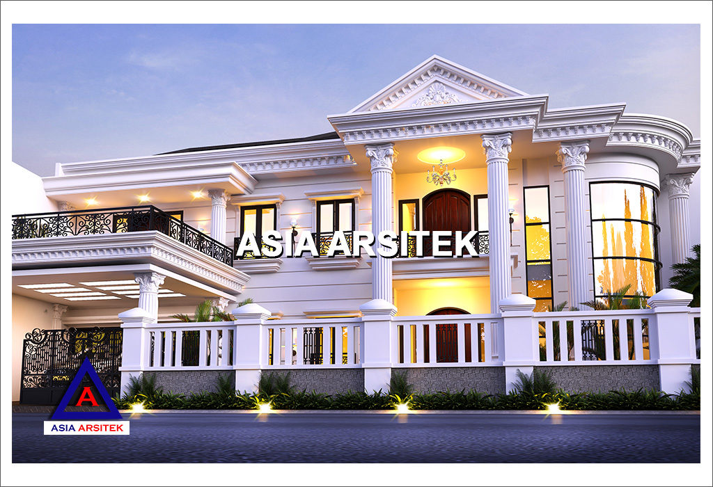 Jasa Arsitek Desain Rumah Mewah Classic Klasik Di Indonesia 009