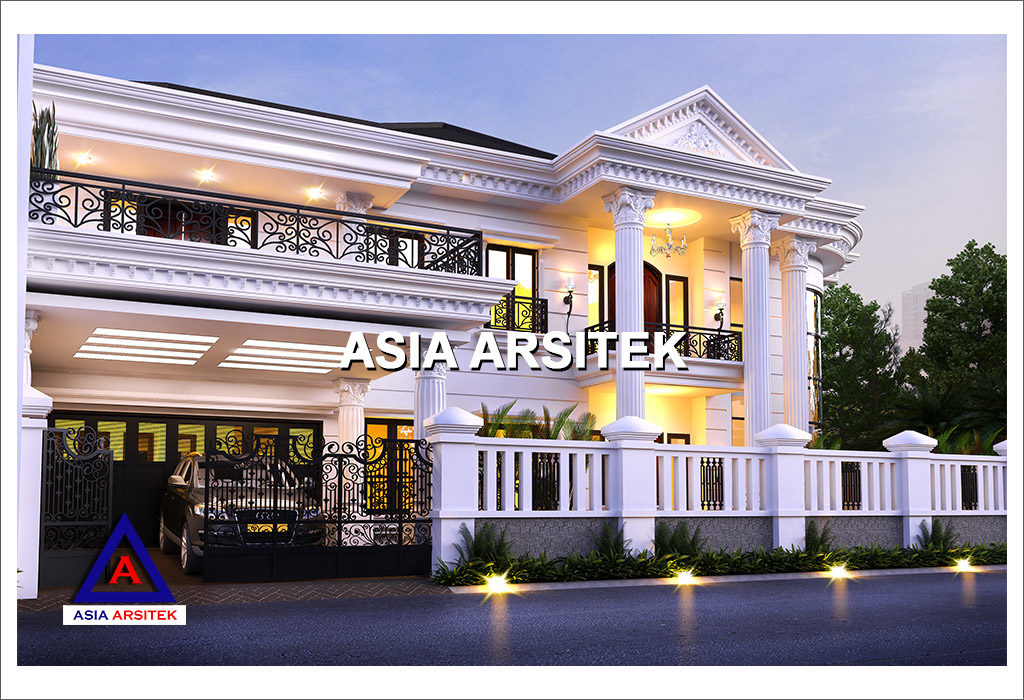 Jasa Arsitek Desain Rumah Mewah Classic Klasik Di Indonesia 009