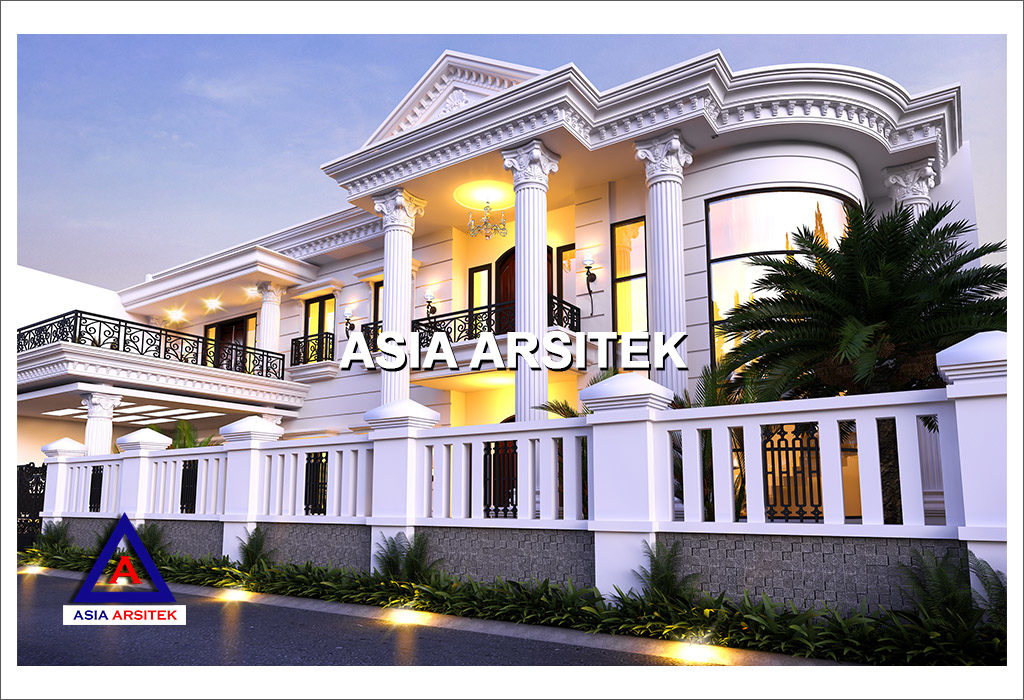 Jasa Arsitek Desain Rumah Mewah Classic Klasik Di Indonesia 009