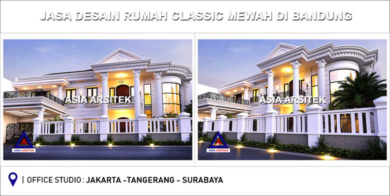 Jasa Arsitek Desain Rumah Mewah Classic Klasik Di Indonesia 009