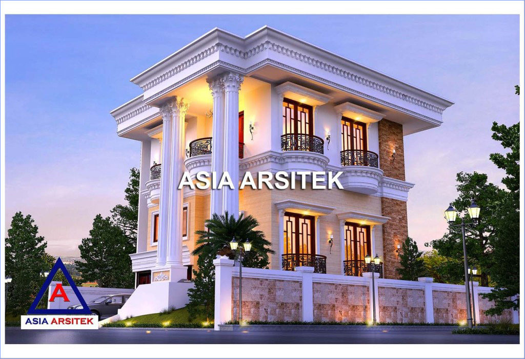 Jasa Arsitek Desain Rumah Mewah Classic Klasik Modern di Indonesia 012