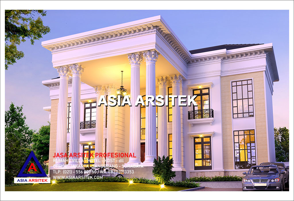 Jasa Arsitek Desain Rumah Mewah Classic Klasik Modern Di Indonesia 014