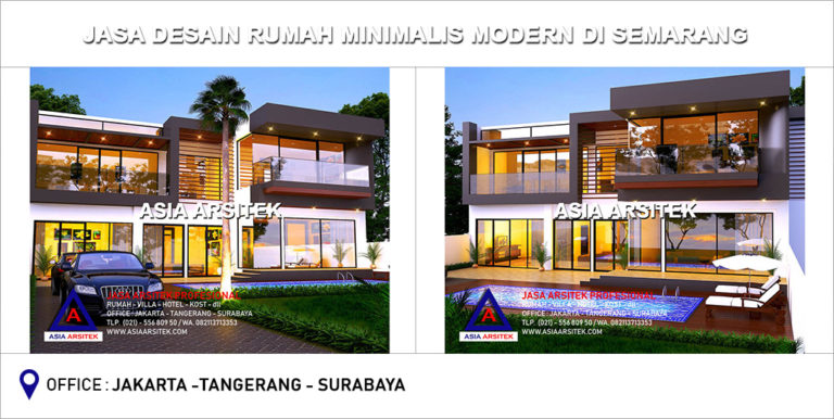 Jasa Desain Rumah Mewah Minimalis Modern Di Semarang Indonesia