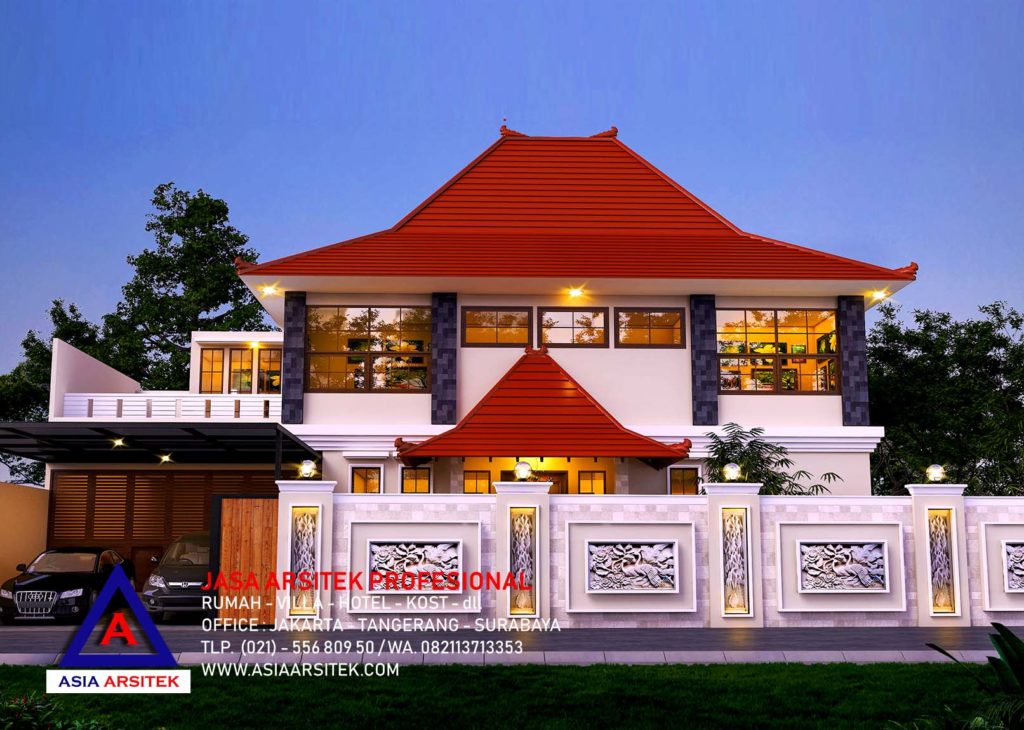 Jasa Arsitek Desain Rumah Mewah Tropis Tradisional Jawa Di Jakarta 17