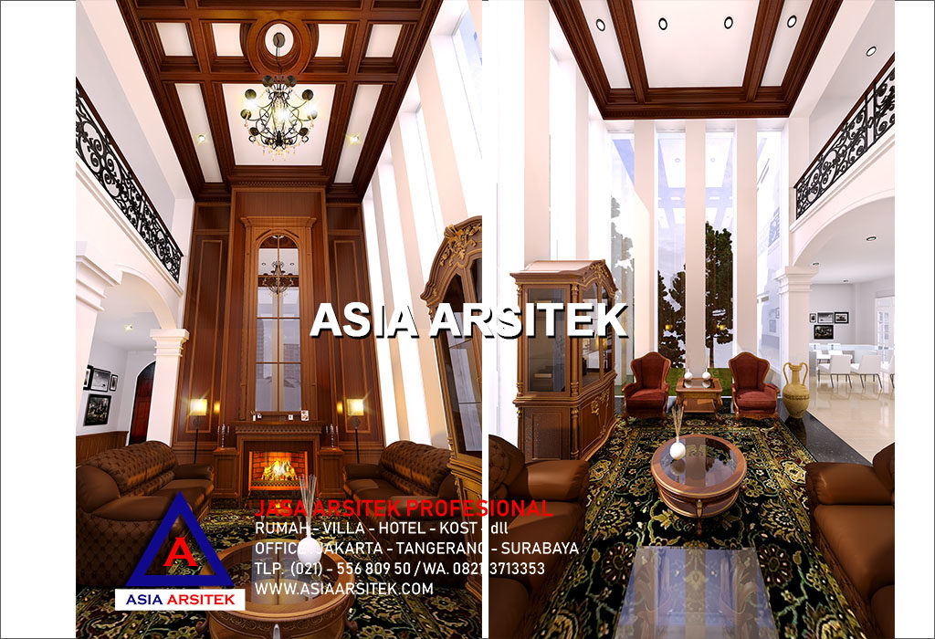 Jasa Desain Gambar Rumah Mewah Classic Klasik Modern Di Jakarta Utara