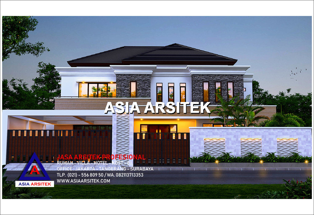 Jasa Arsitek Desain Rumah Mewah Tropis Di Jakarta