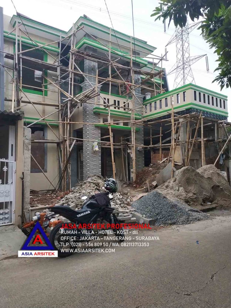 Proses Pembangunan Rumah Tropis Mewah Di Tangerang Kunjungan Aprl 19