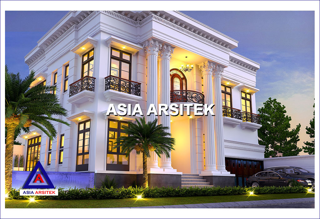 Jasa Arsitek Desain Gambar Rumah Mewah Klasik Di Jakarta Selatan