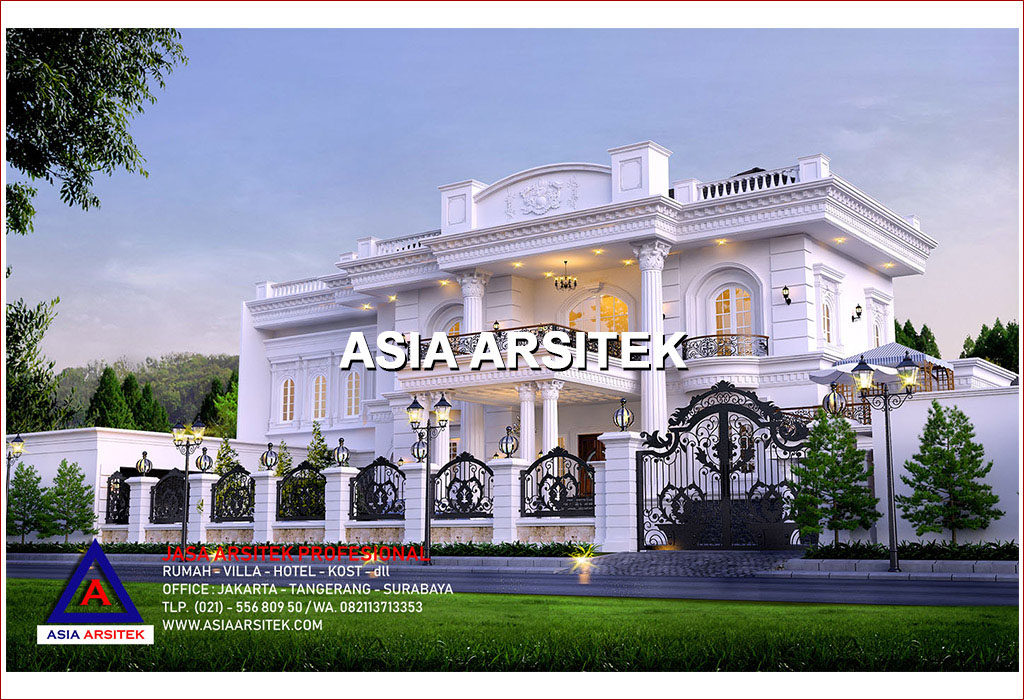 Jasa Desain Arsitek Model Rumah Mewah Klasik Classic Di Jakarta