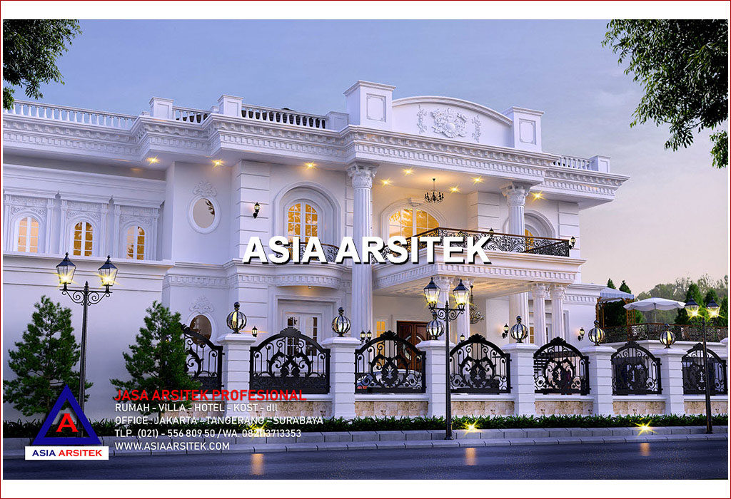 Jasa Desain Arsitek Model Rumah Mewah Klasik Classic Di Jakarta
