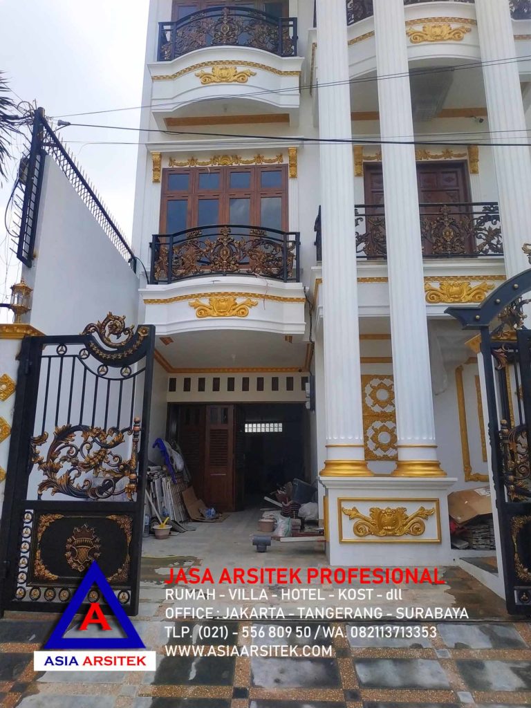 Realisasi Desain Rumah Mewah Klasik Di Jakarta Selatan Kunjungan Mei 2019