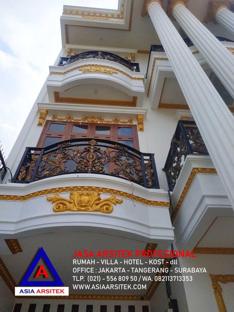 Realisasi Desain Rumah Mewah Klasik Di Jakarta Selatan Kunjungan Mei 2019