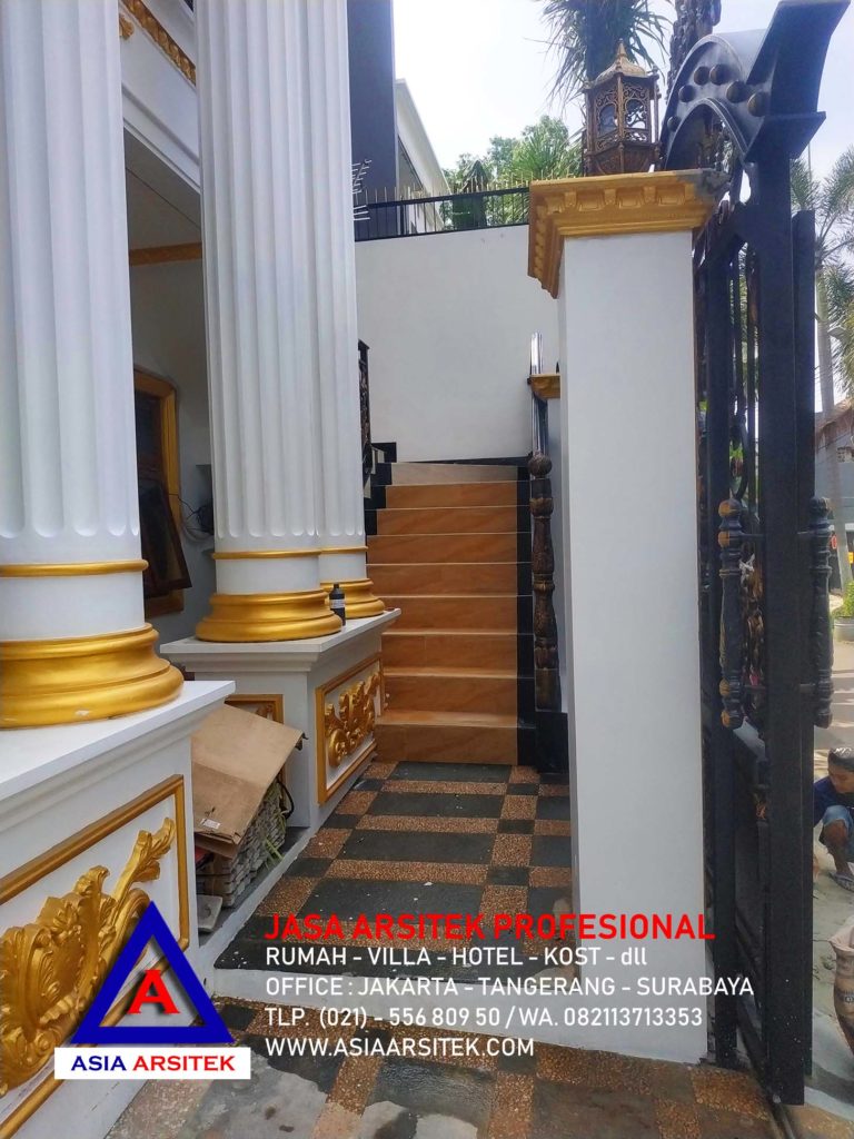 Realisasi Desain Rumah Mewah Klasik Di Jakarta Selatan Kunjungan Mei 2019
