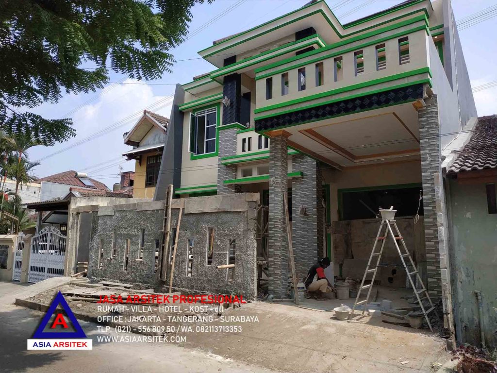 Proses Pembangunan Rumah Tropis Mewah Di Tangerang Mei 19