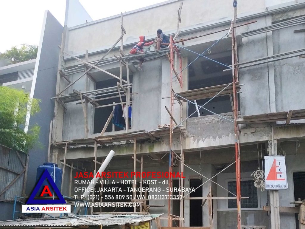 Realisasi Desain Rumah Minimalis 2 Lantai Pak Alvian Di Jakarta Mei 19