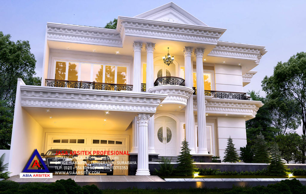 Jasa Arsitek Desain Rumah Mewah Classic Di Jakarta Selatan 21