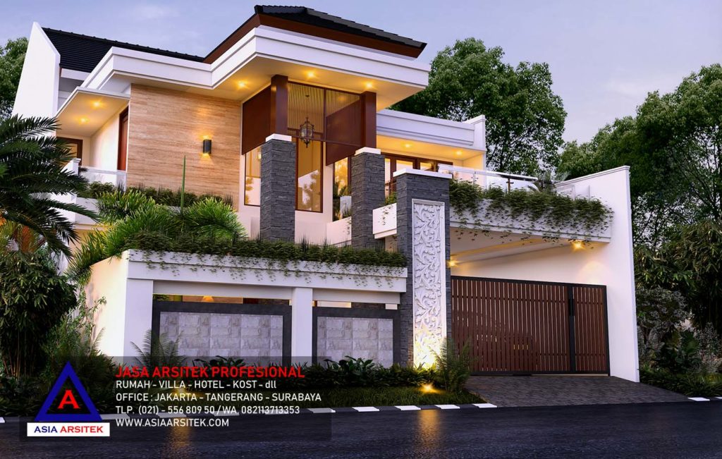 Jasa Desain Rumah Tropis Modern Di Cibubur Jakarta Indonesia 18